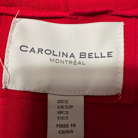 Carolina Belle open front Deep Pink Jacket Blazer EUC Size Small - Picture 7 of 9